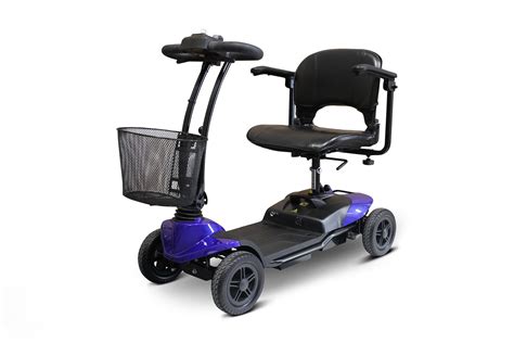 ewheels medical lightweight  wheel portable mobility scooter blue walmartcom walmartcom
