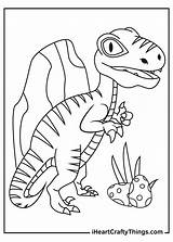 Velociraptor Coloring Jurassic Raptor Iheartcraftythings Dinosaur sketch template