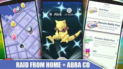 pokemon  introduced remote raid passes  play  indoors mobile mode gaming