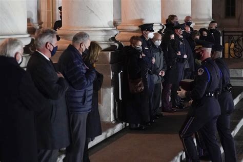 biden congressional leaders pay respects to officer brian sicknick at