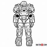 Fallout Drawing Sketchok Clipartmag sketch template