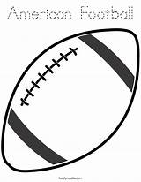 Football American Coloring Template Pages Printable Clipart Drawing Twistynoodle Print Cake Play Outline Giants Patriots Vs Ball Usa Sheets Cliparts sketch template