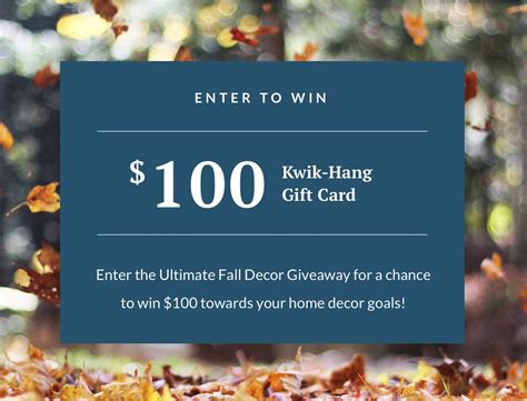 Fall Giveaway