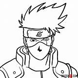 Kakashi Naruto Hatake Sharingan Sketchok Sensei Imprimé Gaara sketch template