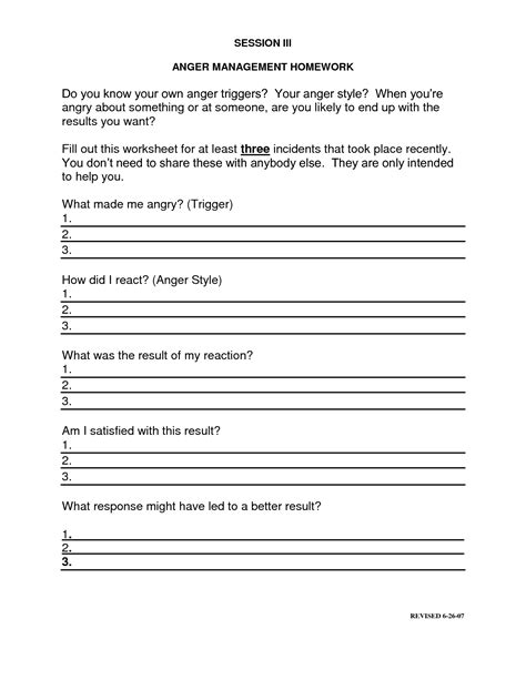 images  anger worksheets  teens  printable anger