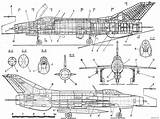Plane Mig Fighter Airplanes sketch template