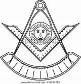 Masonic Symbol Freemasonry sketch template