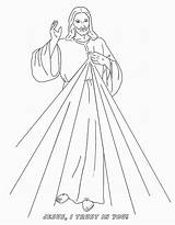 Mercy Divine Coloring Faustina Jesus Para Pages Sunday Catholic Kids Saint Clipart Misericordioso Colorir Desenho Drawing Craft Clip October Children sketch template