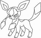 Glaceon Pokemon Lineart Pages Dreamworld Dratini Orig14 sketch template