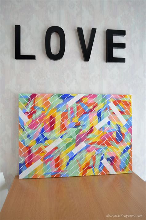 diy canvas art  pinterest challenge part  simply whisked