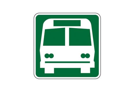 bus station sign   traffic safety supply company