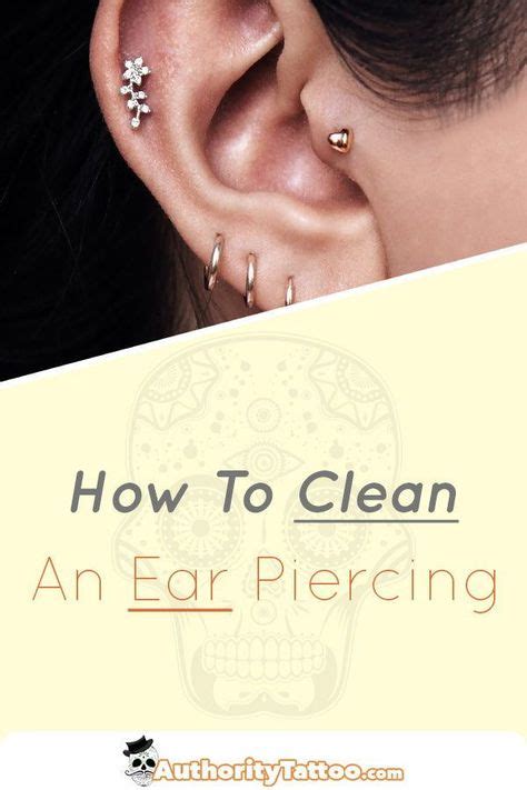 clean  ear piercing simple effective  ear piercing
