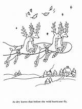 Coloring Christmas Night Before Pages Twas Printable Popular Library Clipart Coloringhome sketch template