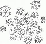 Snowflake Template Snowflakes sketch template