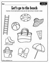 Beach Printable Coloring Fun Worksheets Summer Activity Kids Sheet Preschool Activities Kindergarten Theme Pages Printables Practice Planesandballoons sketch template