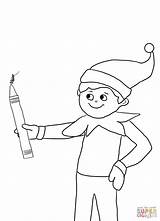 Elf Shelf Coloring Pages Christmas Printable Pencil Drawing Reindeer Colouring Buddy Girl Print Book Color Elves Getdrawings Super Siobhan Colorings sketch template