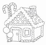 Gingerbread House Loring Coloring Point Clip Christmas Pages Cliparting Clipart sketch template