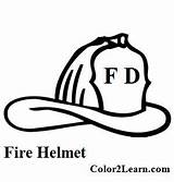Coloring Fireman Firefighter sketch template