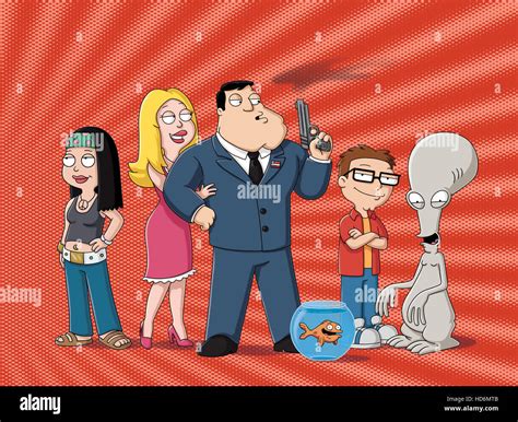 American Dad From Left Hayley Smith Francine Smith Stan Smith