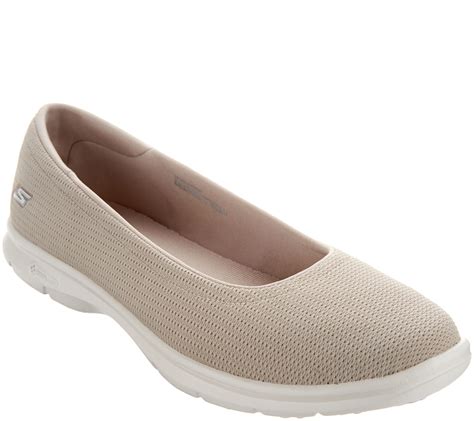 skechers  step mesh ballet slip  shoes luxe page