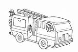 Coloring Fire Pages Truck Printable Kids Print Book Trucks Firetruck Cartoon sketch template