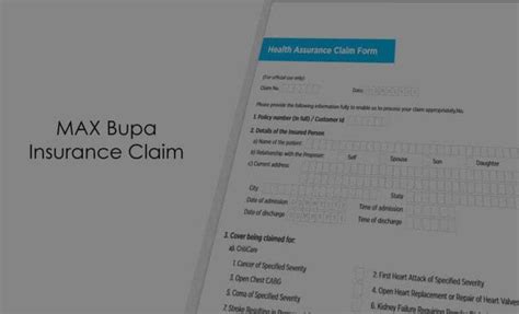 bupa health insurance claim form claimformsnet