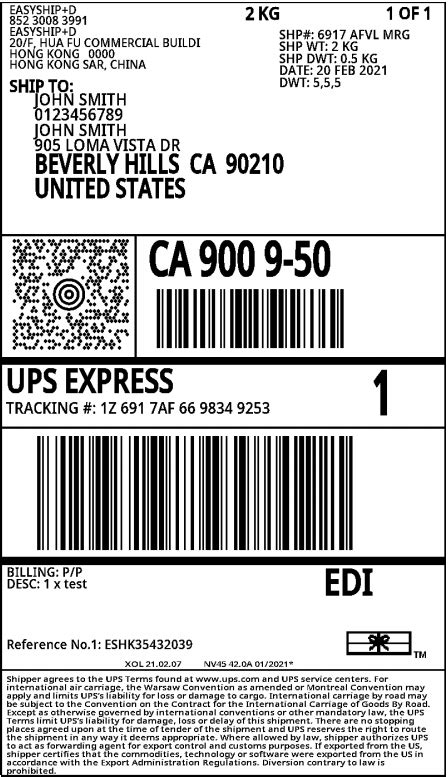 ups shipping labels compared easyship support