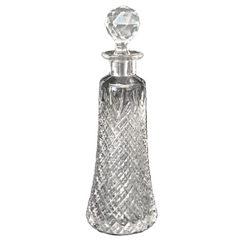 tall cut glass perfume bottle elijah slocum