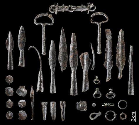 iron age weapons   hillfort site  germany archaeology magazine