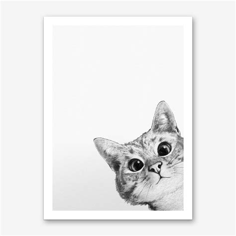 app cat art print art prints cat art