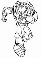 Buzz Coloring Lightyear Pages Toy Story Coloring4free Related Posts sketch template