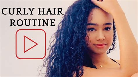 3a Curly Hair Routine Youtube