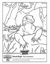 Komodo Dragon Coloring Pages Color Colouring Print Animal Mechanicals Animals Sheets Dragons Drawings Designlooter выбрать доску Coloringhome Popular sketch template