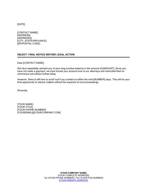 strong demand letter  payment    letter template