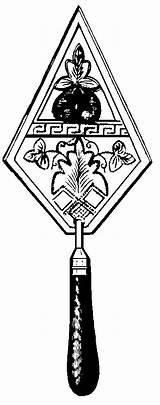 Blue Lodge Trowel Masonic Clipart sketch template