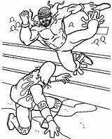 Wwe Wrestling Coloring Pages Wrestlers Coloriage Catcheur Masked Kids Boys Choose Board Print sketch template