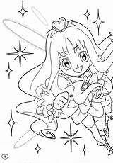 Cure Precure Heartcatch Colorare Toei Minitokyo Zerochan Voorbeeldsjabloon sketch template
