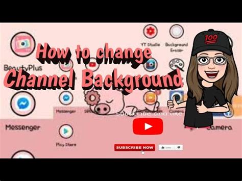 change channel background  android youtube