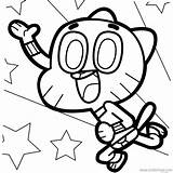 Gumball Watterson Xcolorings 840px sketch template