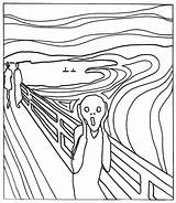 Mondrian Quadro Arlecchino Quadri Famosi Bimbi Piet sketch template