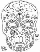 Coloring Pages Dead Kids Fun Color Skull Mask Template Masks Ages Develop Creativity Recognition Skills Focus Motor Way Skulls Muertos sketch template