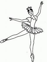Dancers Balletdancer Pages Coloring sketch template