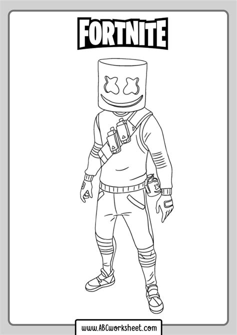 fortnite coloring pages