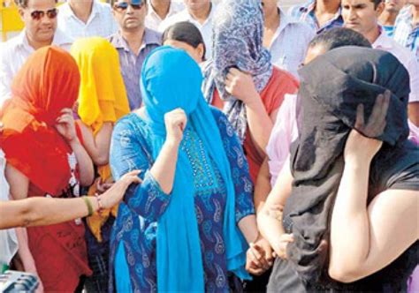 sex racket busted five held