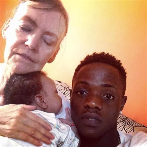 Nigerian Man Celebrates His Old American Wife Photos