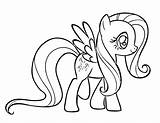 Pony Coloring Fluttershy Little Pages Printable Color Print Friendship Magic Cartoon Colouring Popular Bubakids Girls Library Getcolorings Coloringhome sketch template