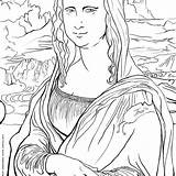 Mona Vinci Leonardo Adults Jockey Monalisa Silks Gioconda Margaret Thoughtco Combines Rauschenberg sketch template