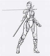 Psylocke Alvarez David sketch template