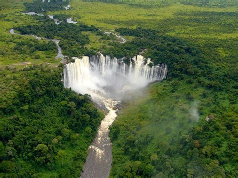 kalandula falls angola  beautiful african