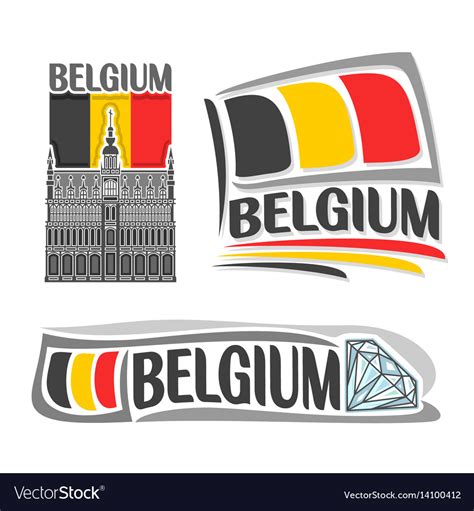 logo  belgium royalty  vector image vectorstock